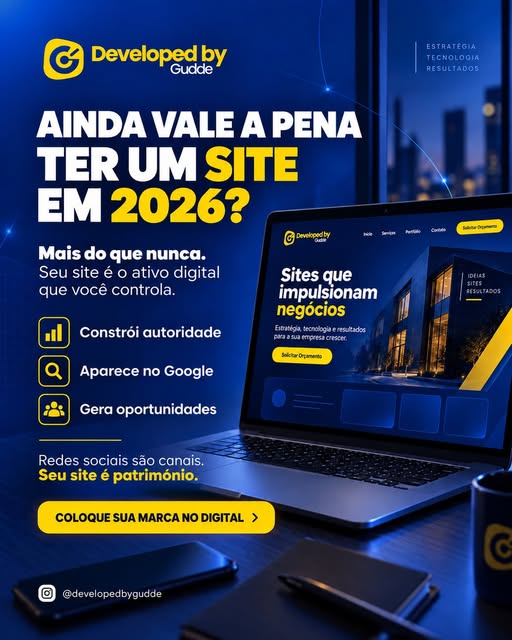 Publicação da Developed by Gudde de 11/09/2026